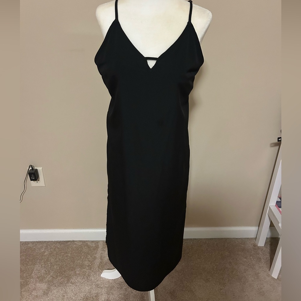 Amuse Society Black Midi Dress